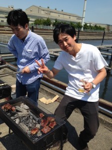 BBQ in 浦安マリーナ